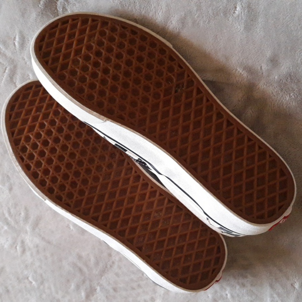 Vans Black and White Checkered Flats - Picture 7 of 9